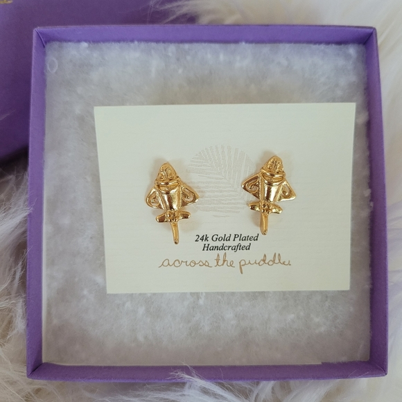 Earrings 18k Pre Colombian Airplanes - Picture 6 of 8